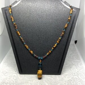 Emily Ray Sterling Silver Tiger's Eye Necklace
